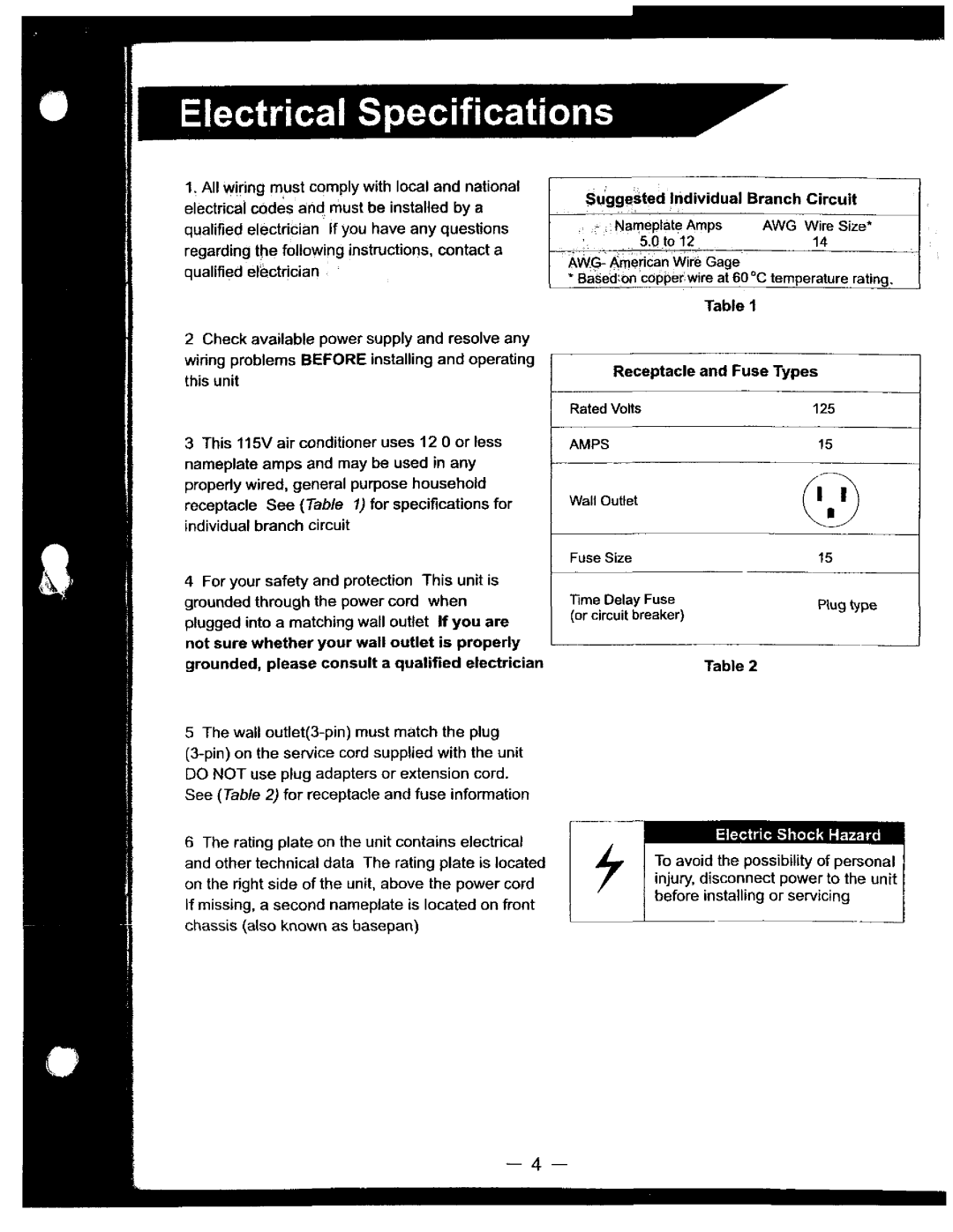 Bryant 463AAC010BA, 463AAC012BA manual 