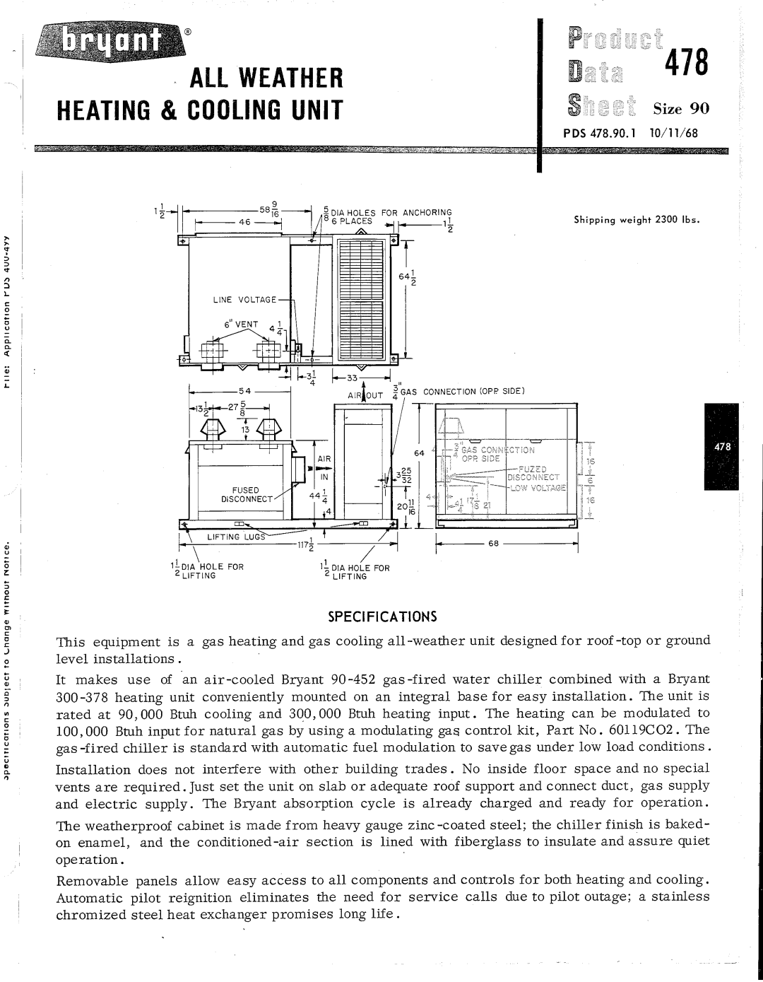 Bryant 478 manual 