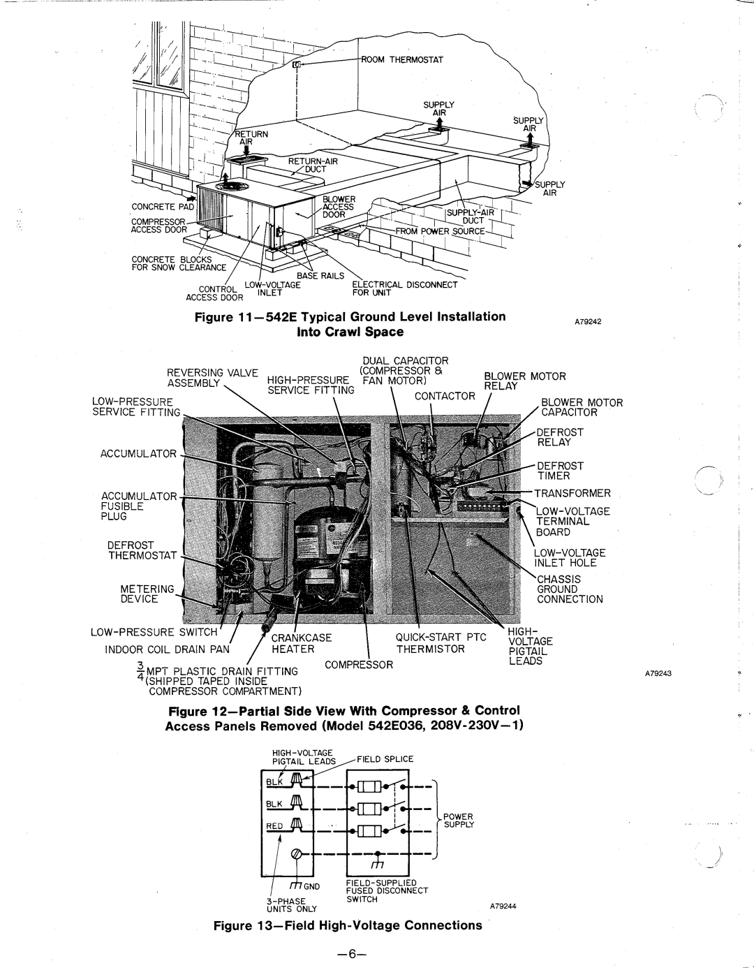 Bryant 542E, 542D060 manual 