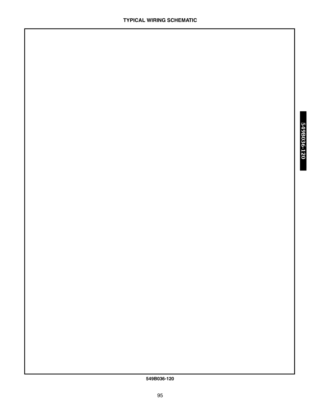 Bryant 549B, 542J, 548F manual Typical Wiring Schematic 