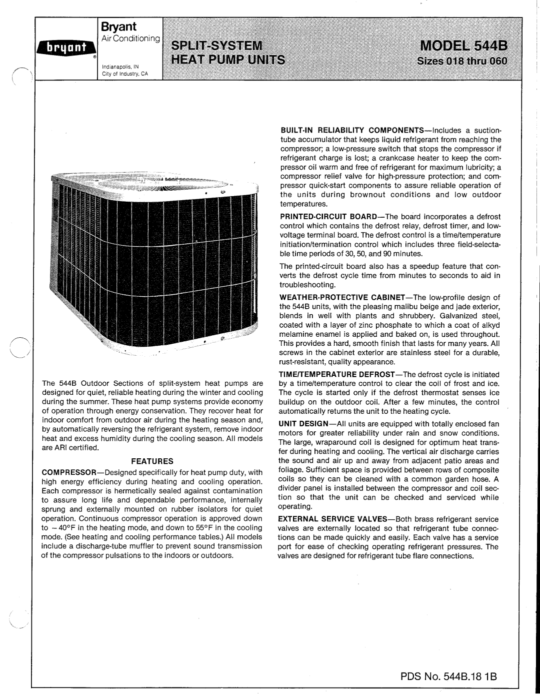 Bryant 544B manual 