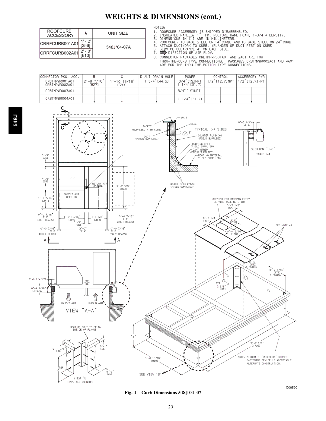 Bryant manual 356 548J*04-07A, 610 