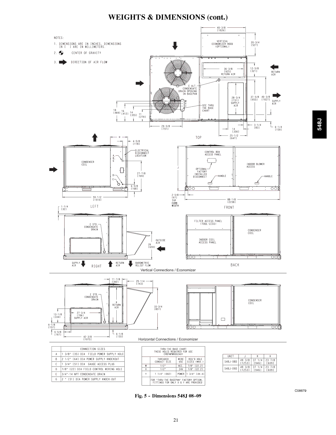 Bryant 548J manual C08679 