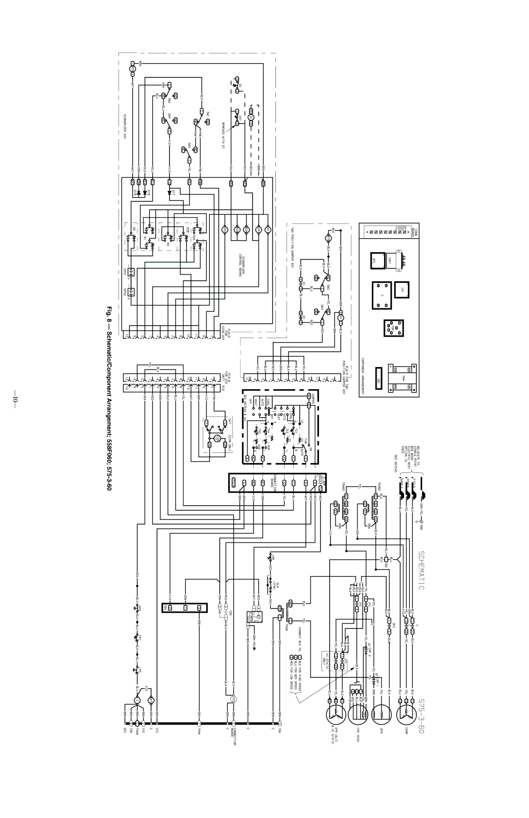 Bryant 558F.36.1 manual Schematic/Component Arrangement 558F060 