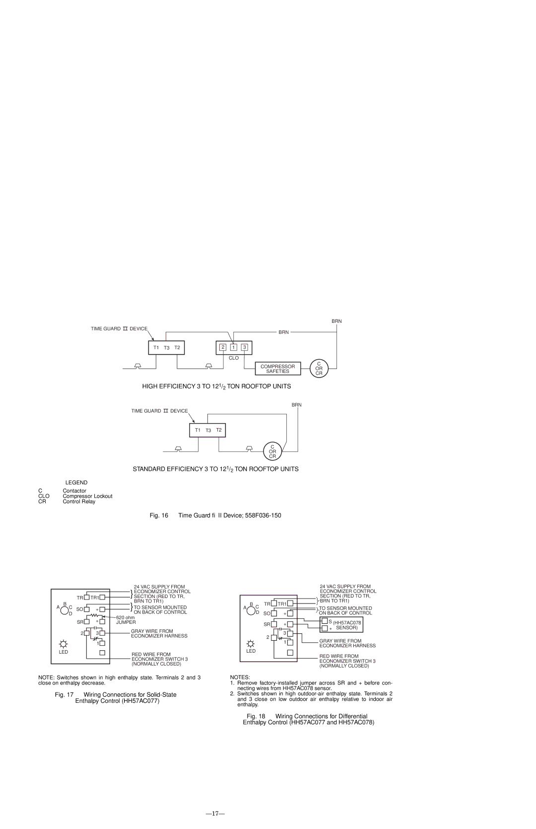 Bryant 558F.36.1 manual Time Guard II Device 558F036-150 