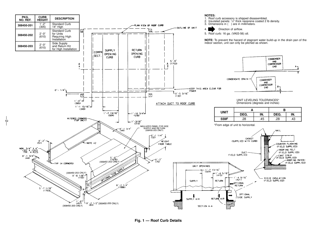 Bryant 559F operation manual Unit DEG 