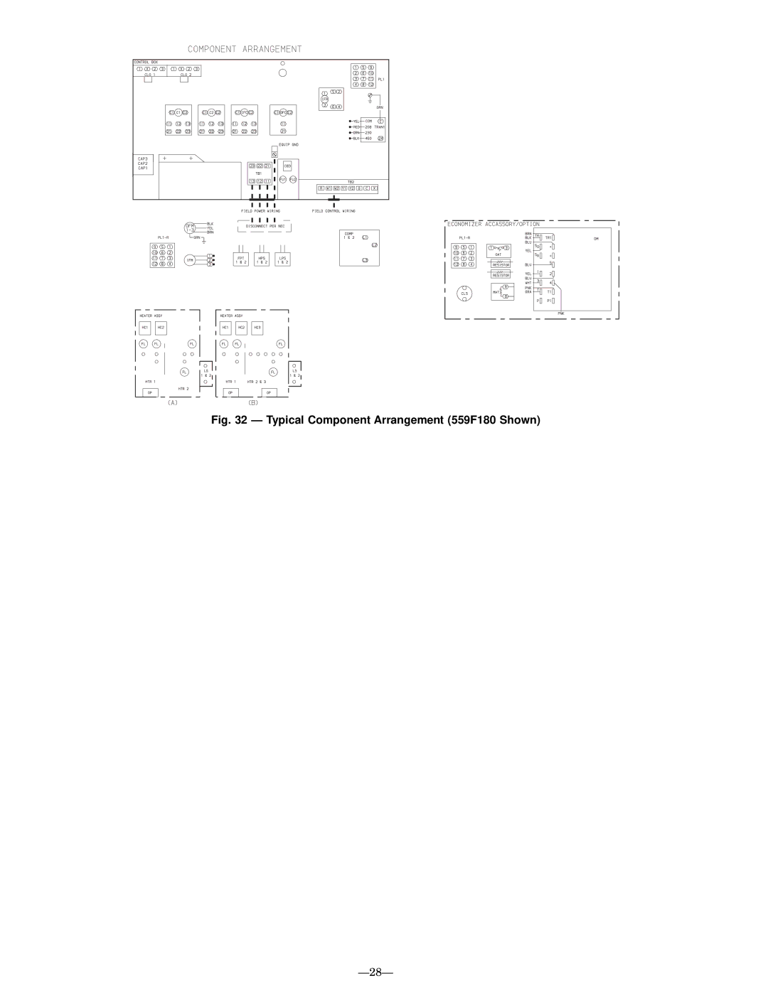 Bryant operation manual Typical Component Arrangement 559F180 Shown 