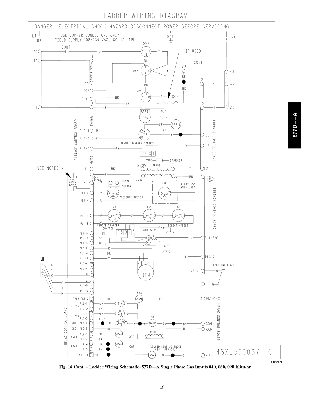 Bryant 577D----A installation instructions A10217L 