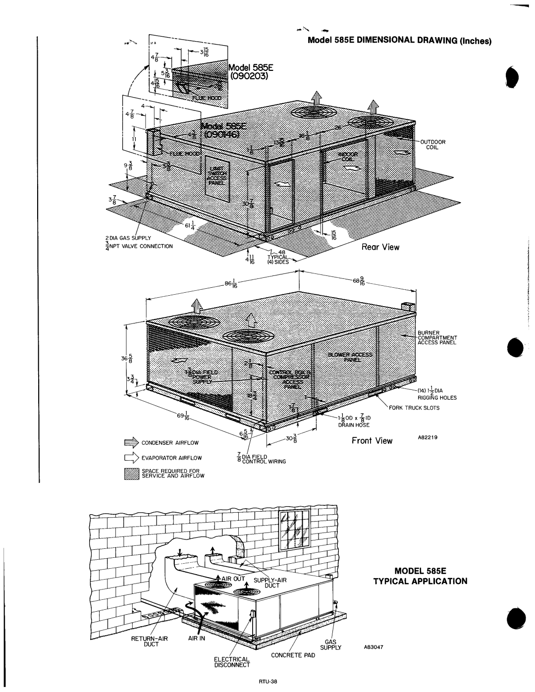 Bryant 579D, 585E manual 