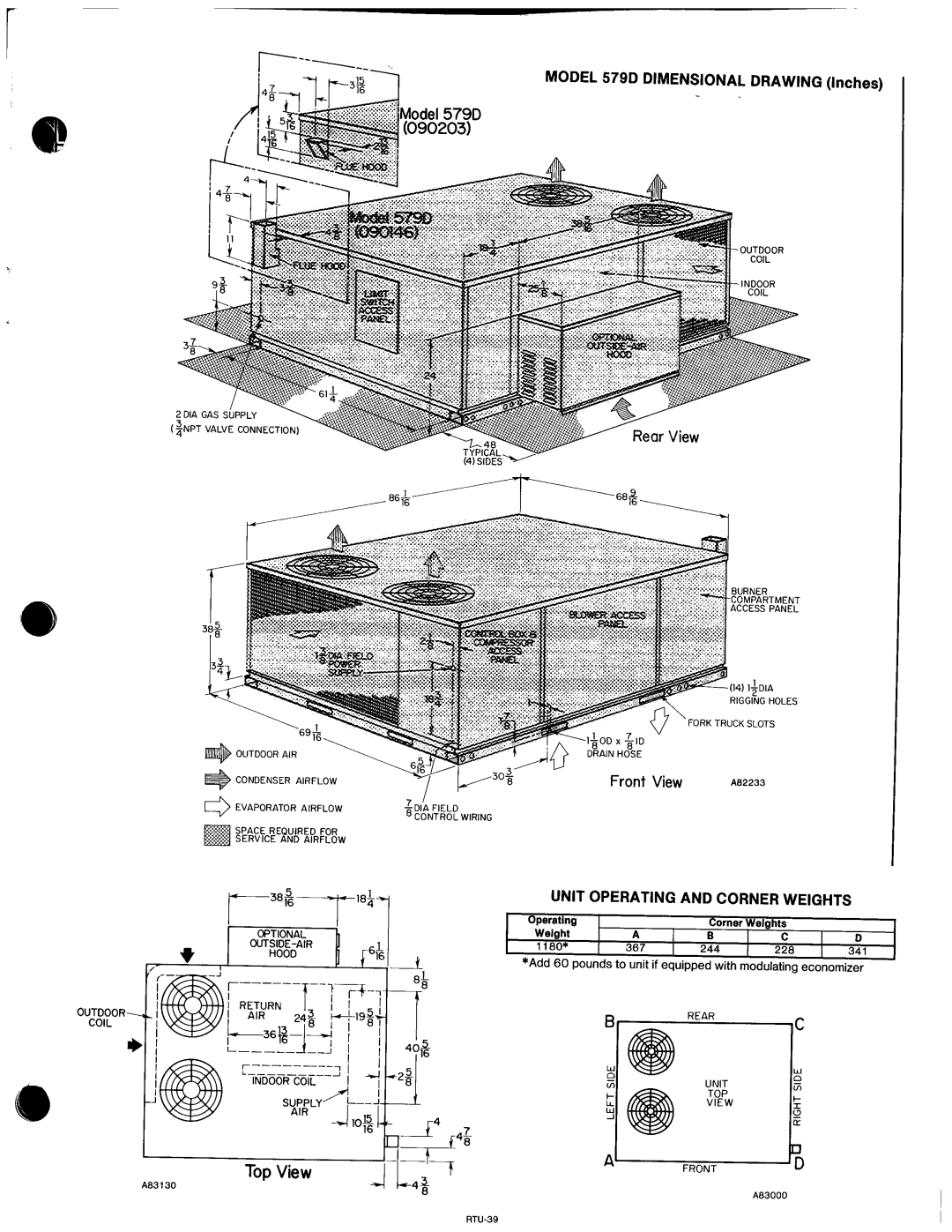 Bryant 585E, 579D manual 