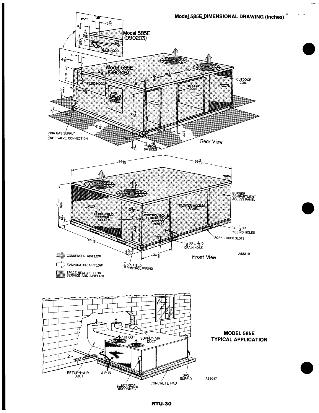 Bryant 579D, 585E manual 