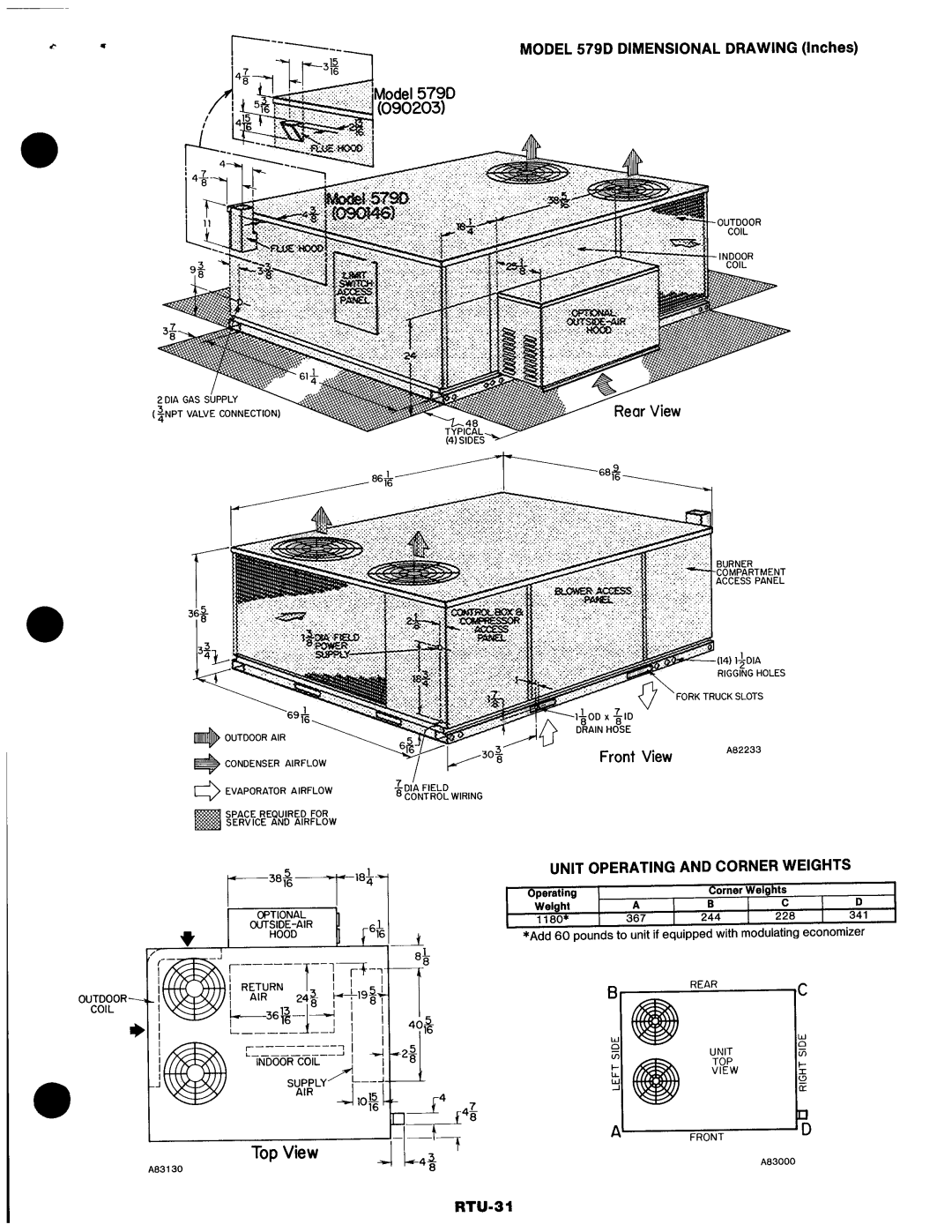 Bryant 585E, 579D manual 