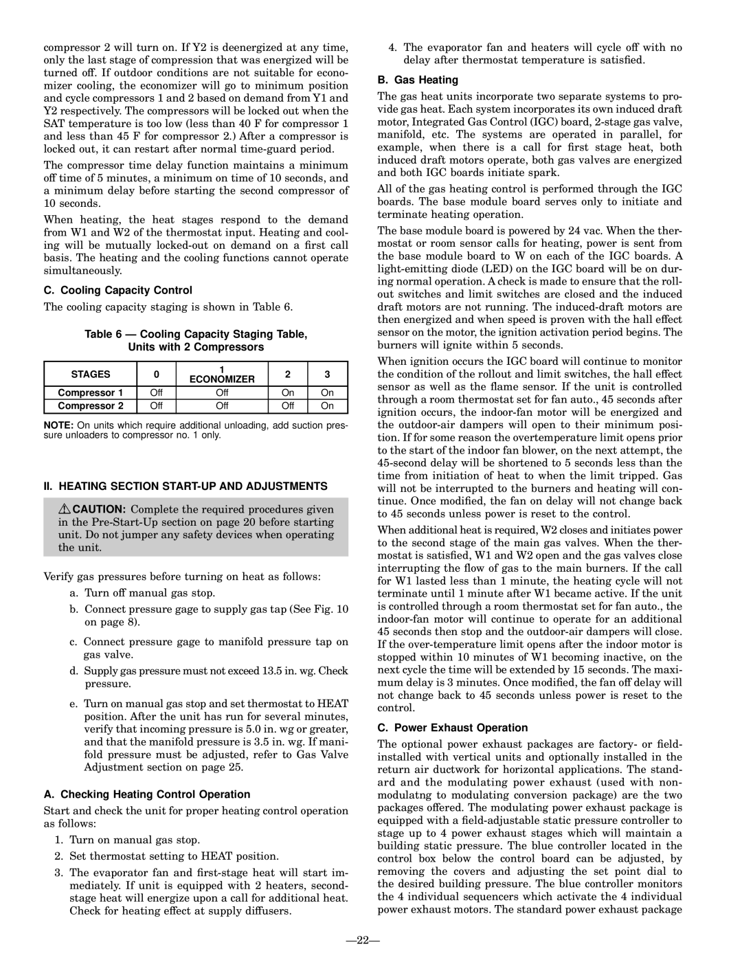 Bryant 580G manual II. Heating Section START-UP and Adjustments 