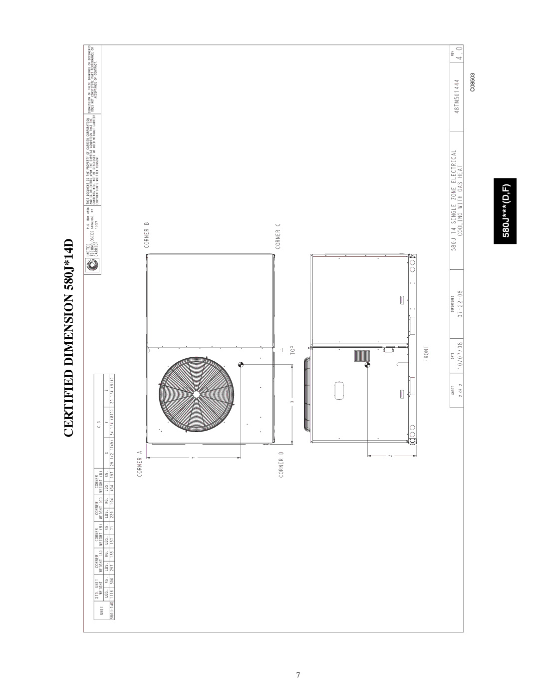 Bryant 580J***(D manual C08503 