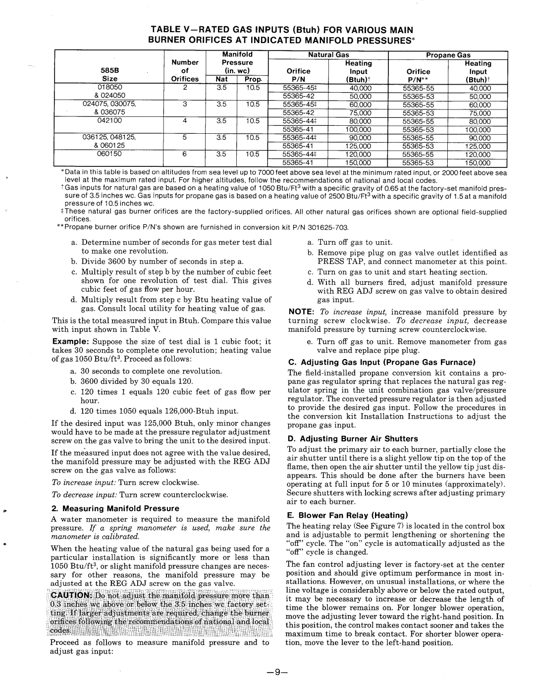 Bryant 585B manual 