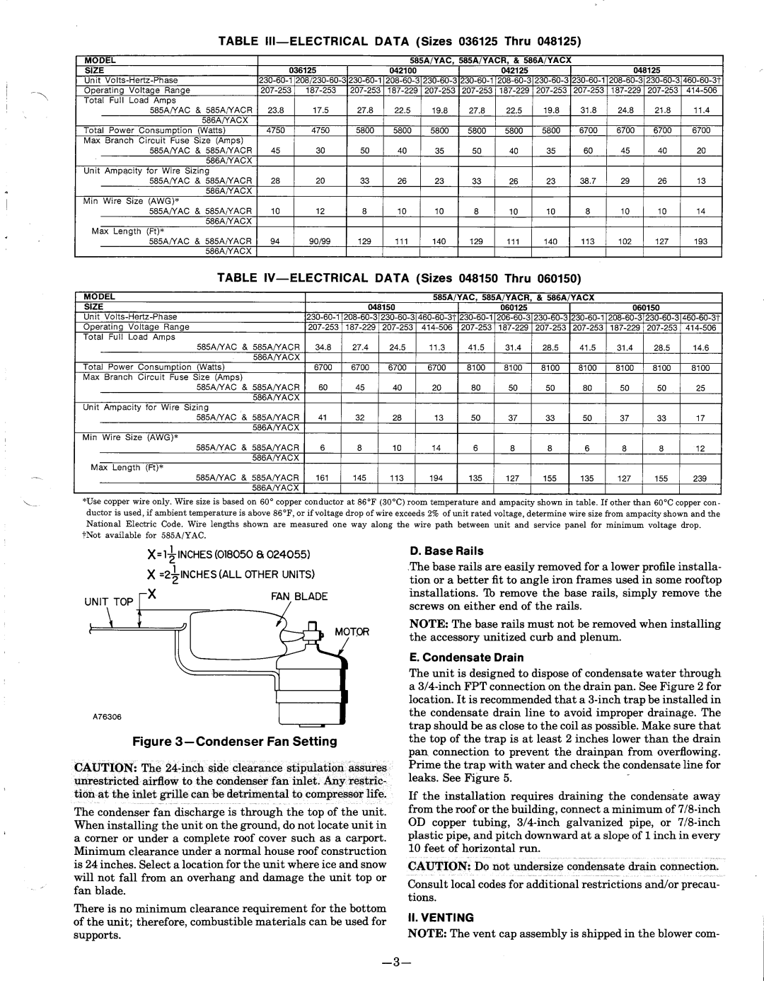 Bryant 586A/YACX, 585A/YACR manual 