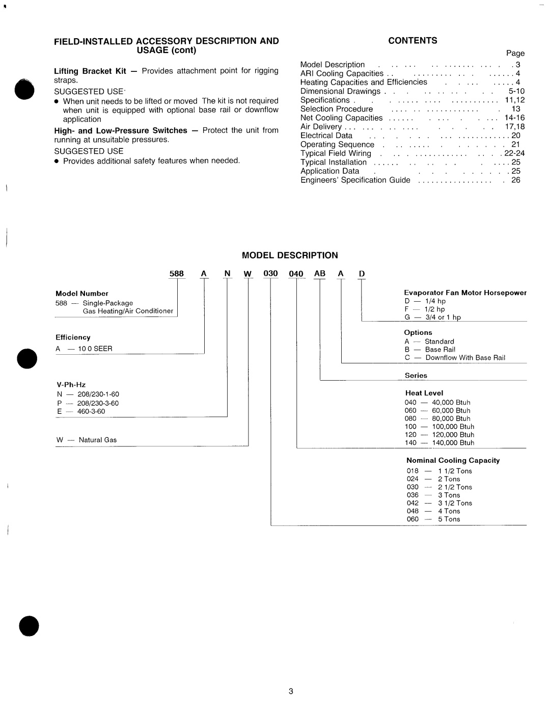 Bryant 588A manual 