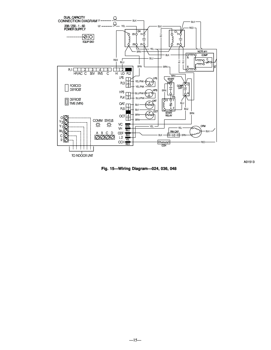 Bryant 598B instruction manual Wiring Diagram-024, LO PL2, Time Min, Comm, To Indoor Unit 