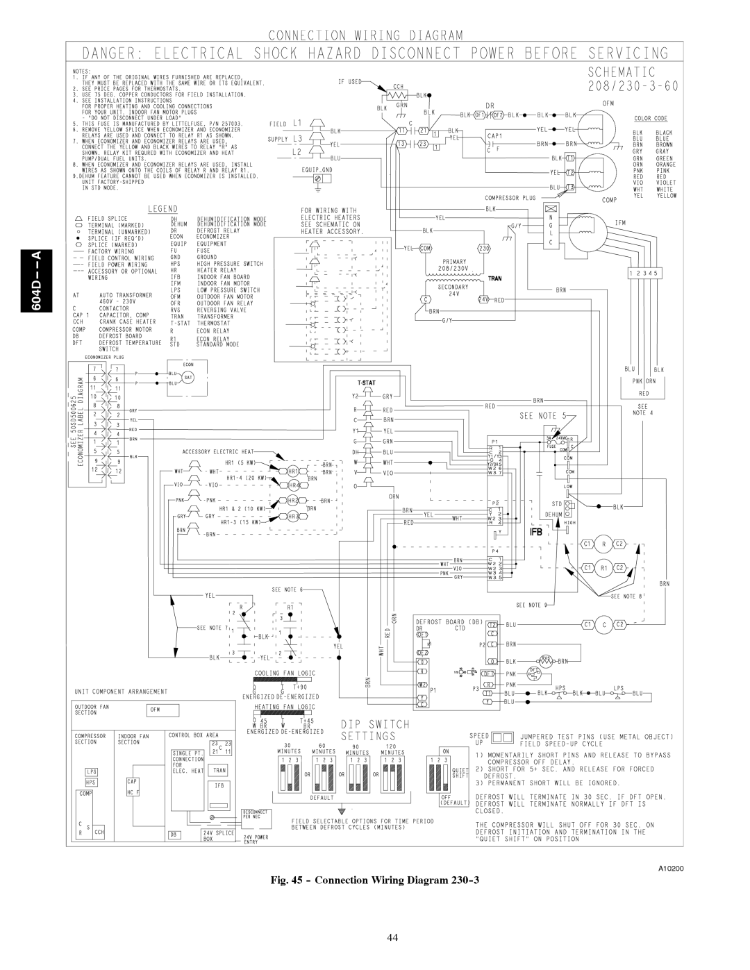 Bryant 604D--A installation instructions A10200 