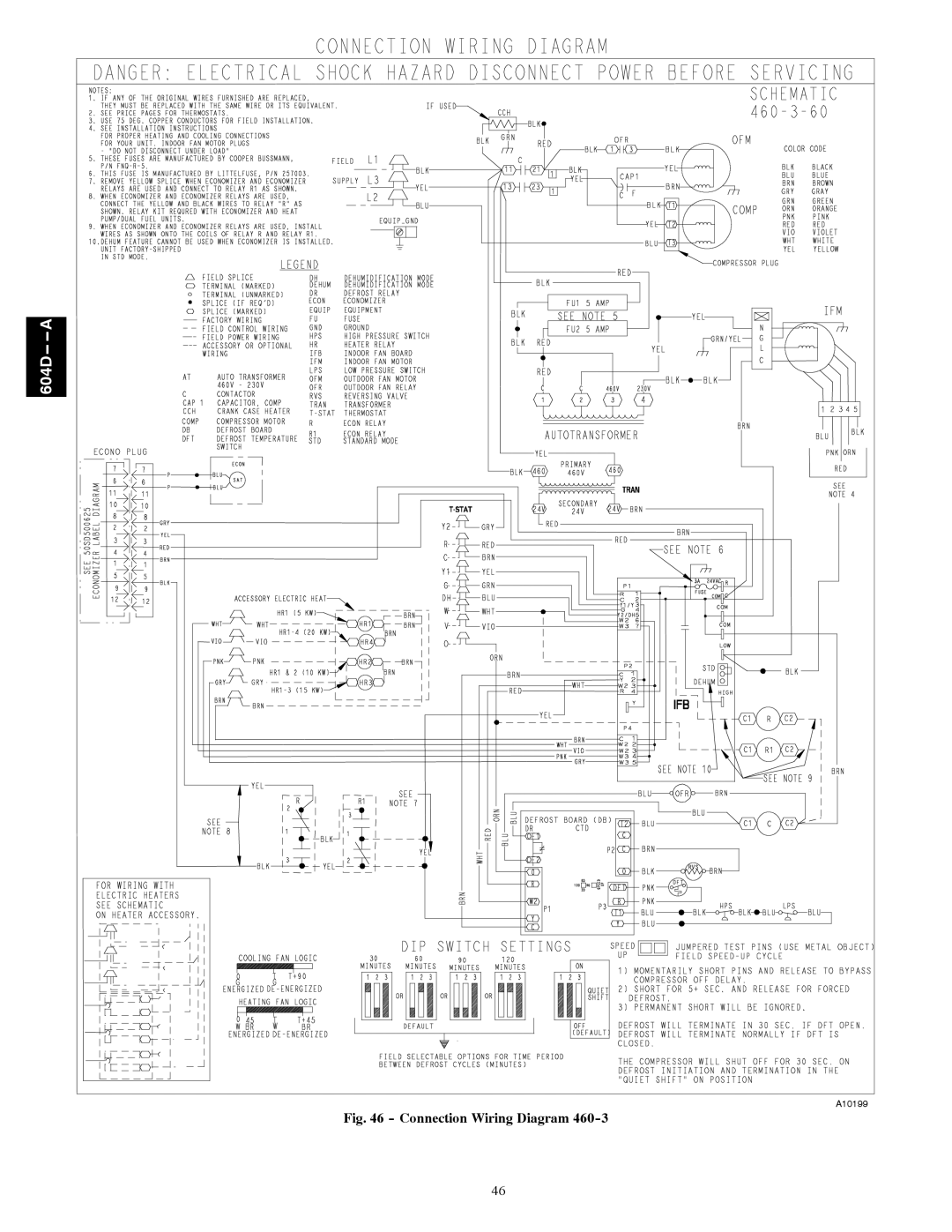 Bryant 604D--A installation instructions A10199 