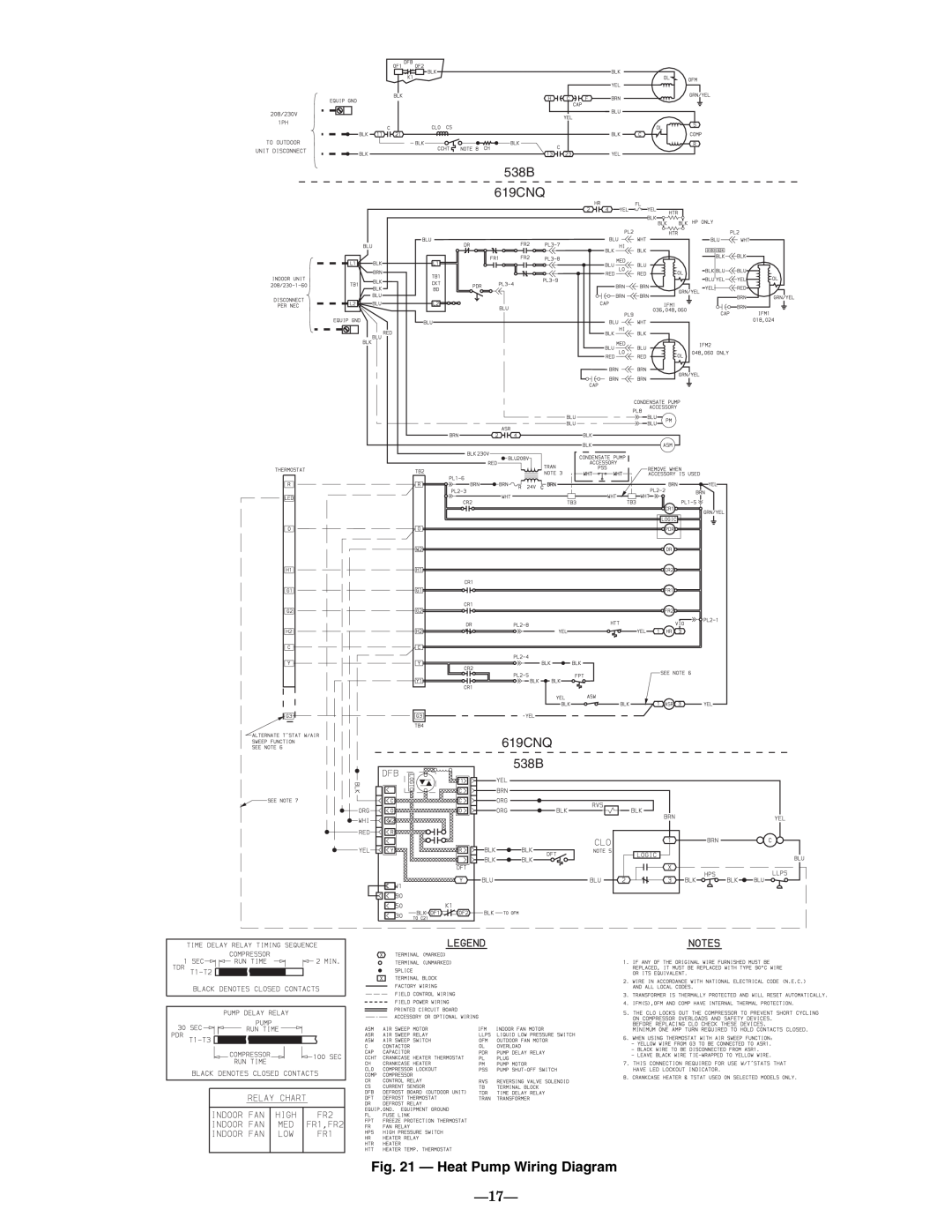 Bryant 619CNQ, 619CNF installation instructions Heat Pump Wiring Diagram, a40-1637 