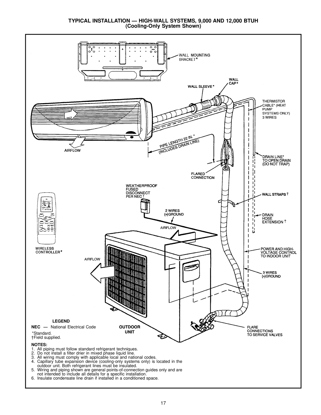 Bryant 619E manual Cooling-Only System Shown 