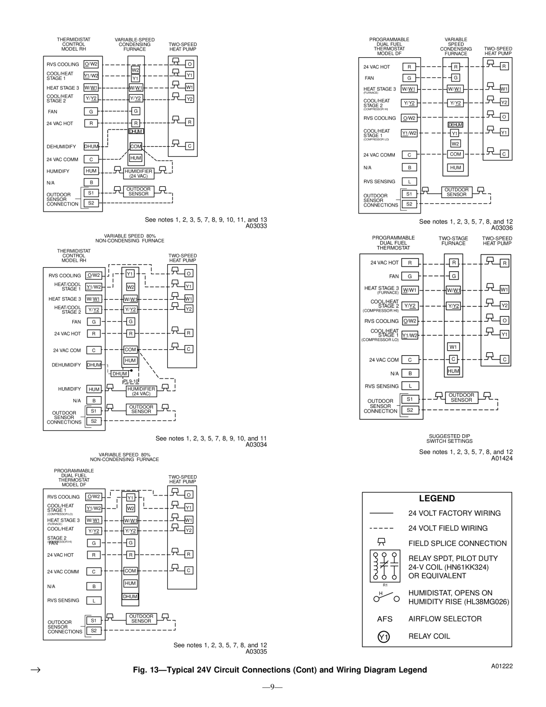 Bryant 698B instruction manual Volt Factory Wiring 