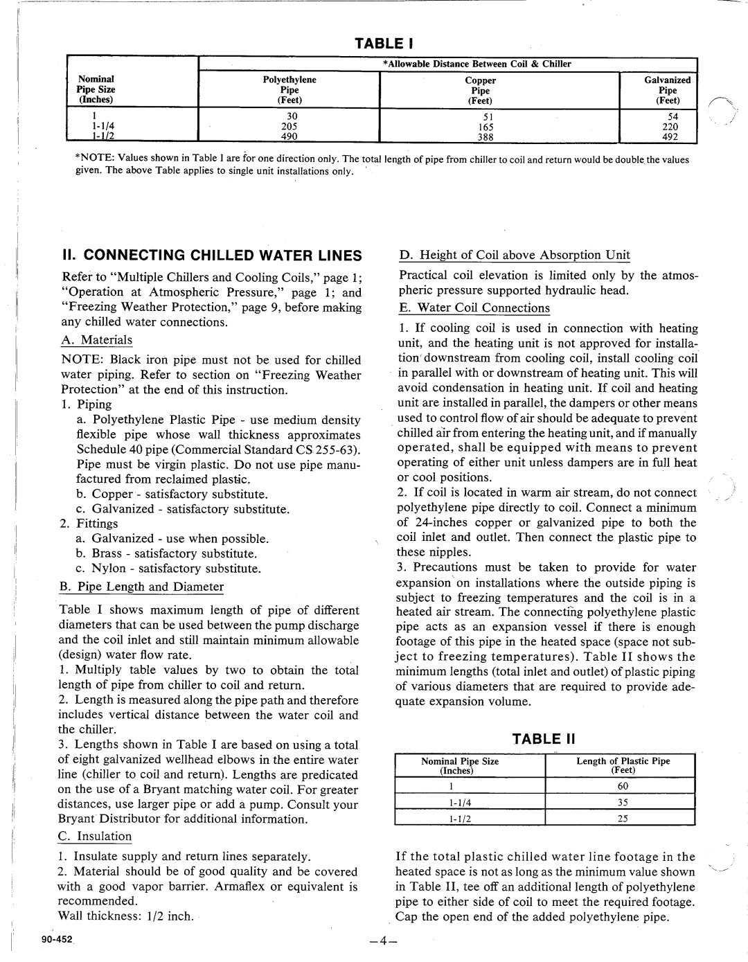 Bryant 90-452 manual 