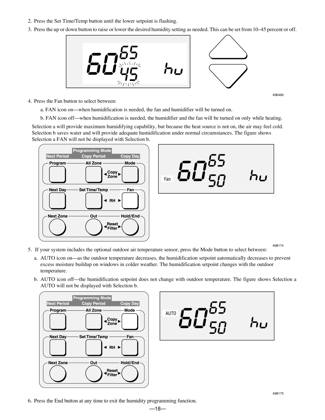 Bryant A96447 manual A96466 