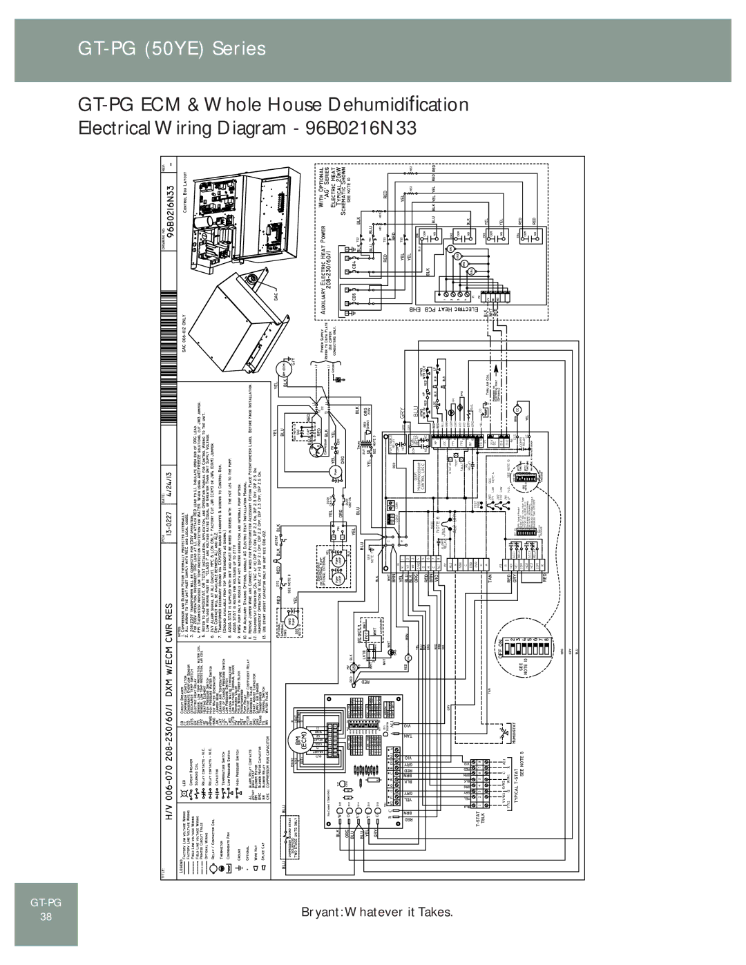 Bryant GT-PG (50YE) manual Bryant Whatever it Takes 