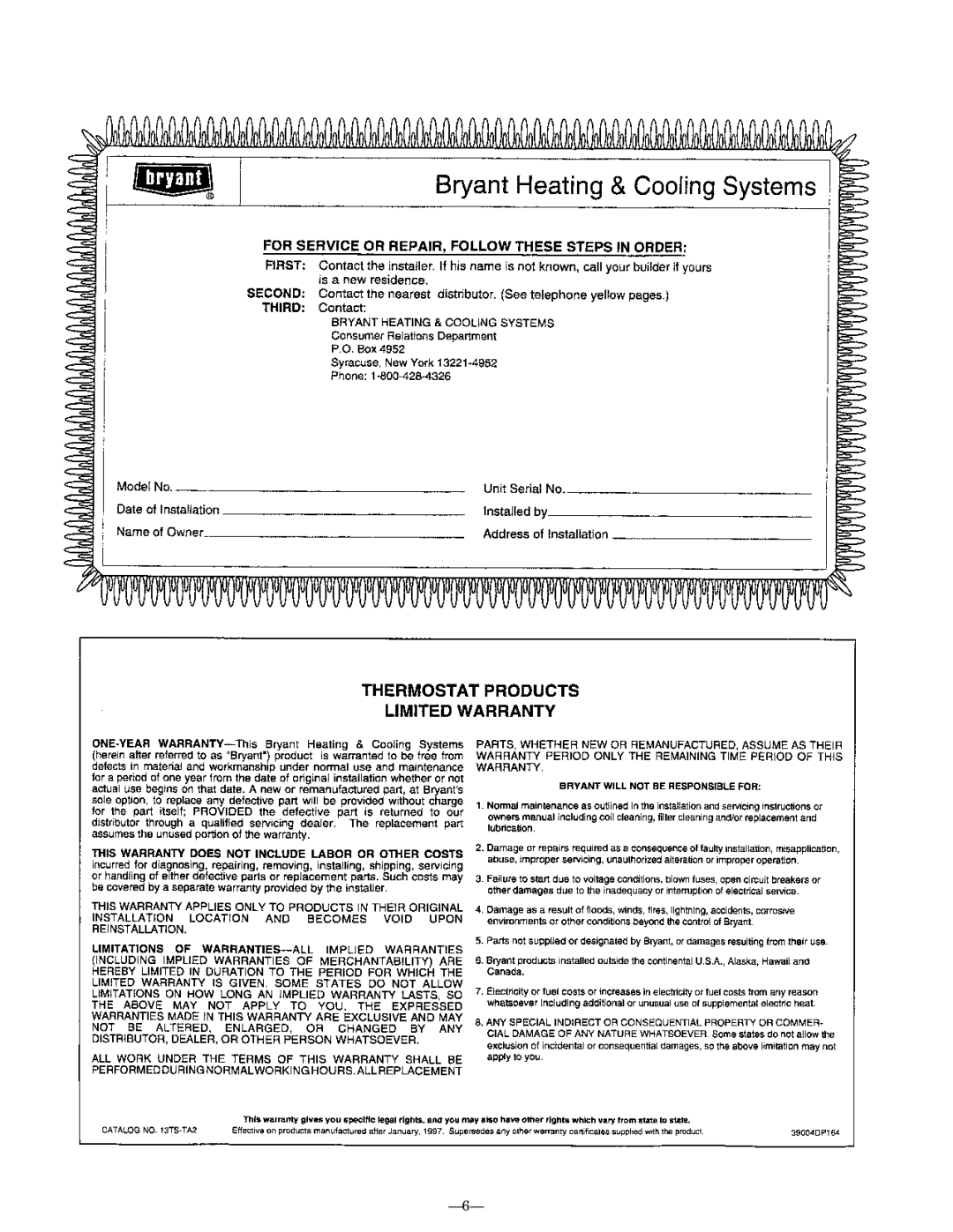 Bryant P manual Ð6Ð 