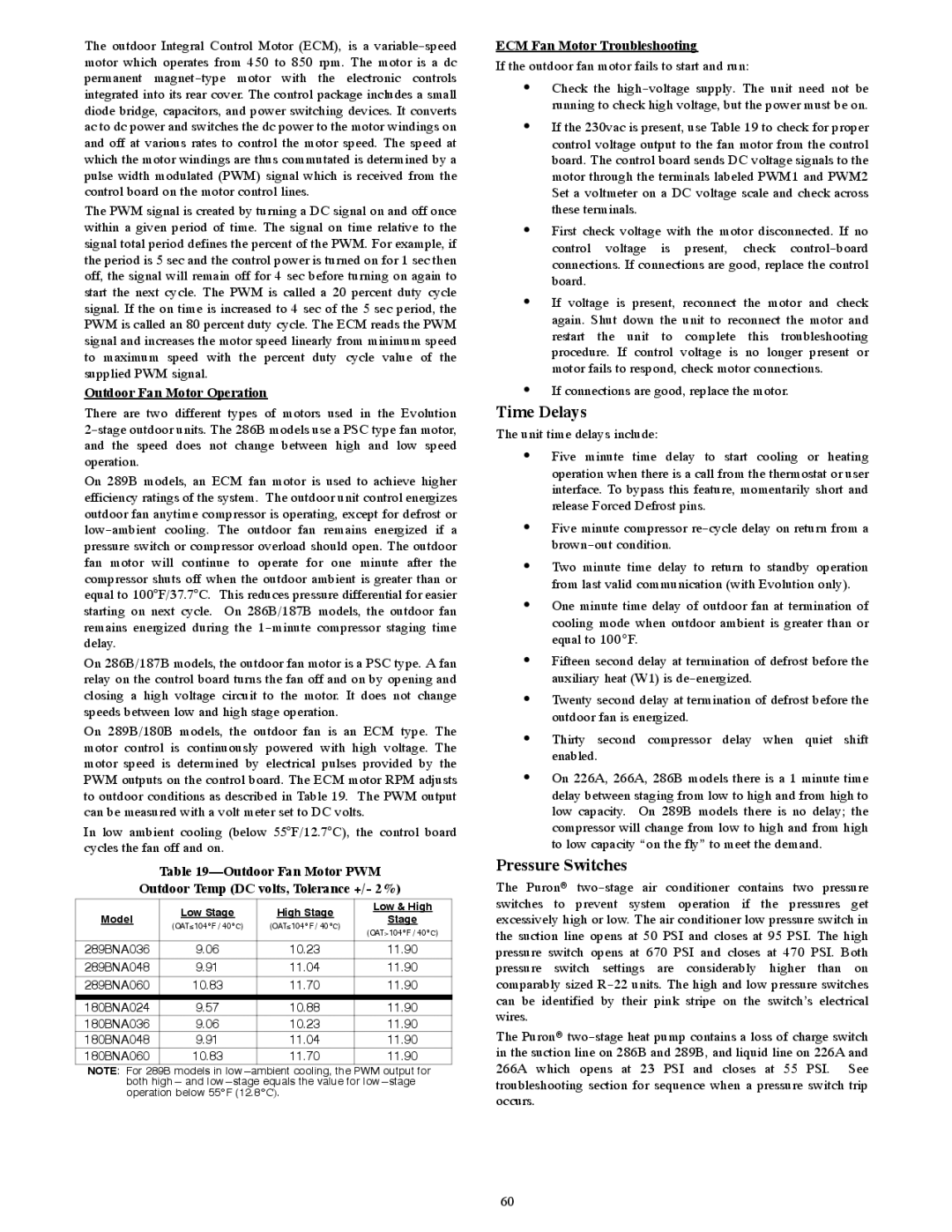 Bryant R-22 service manual Low Stage High Stage Low & High Model 