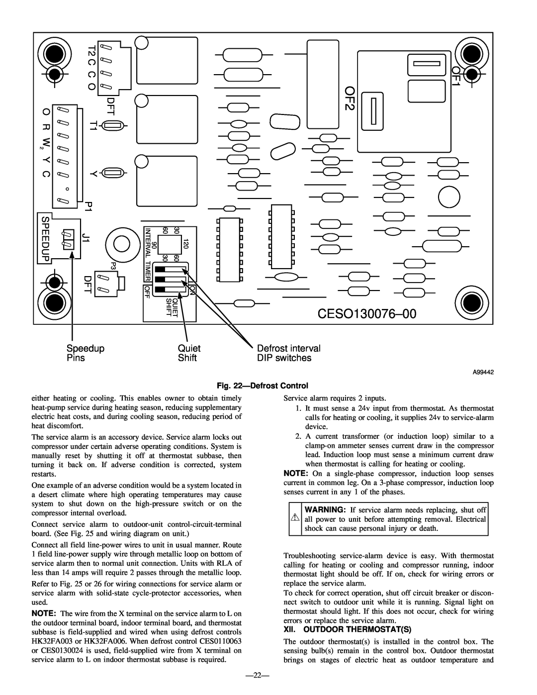Bryant R-22 service manual OF2 CESO130076–00 