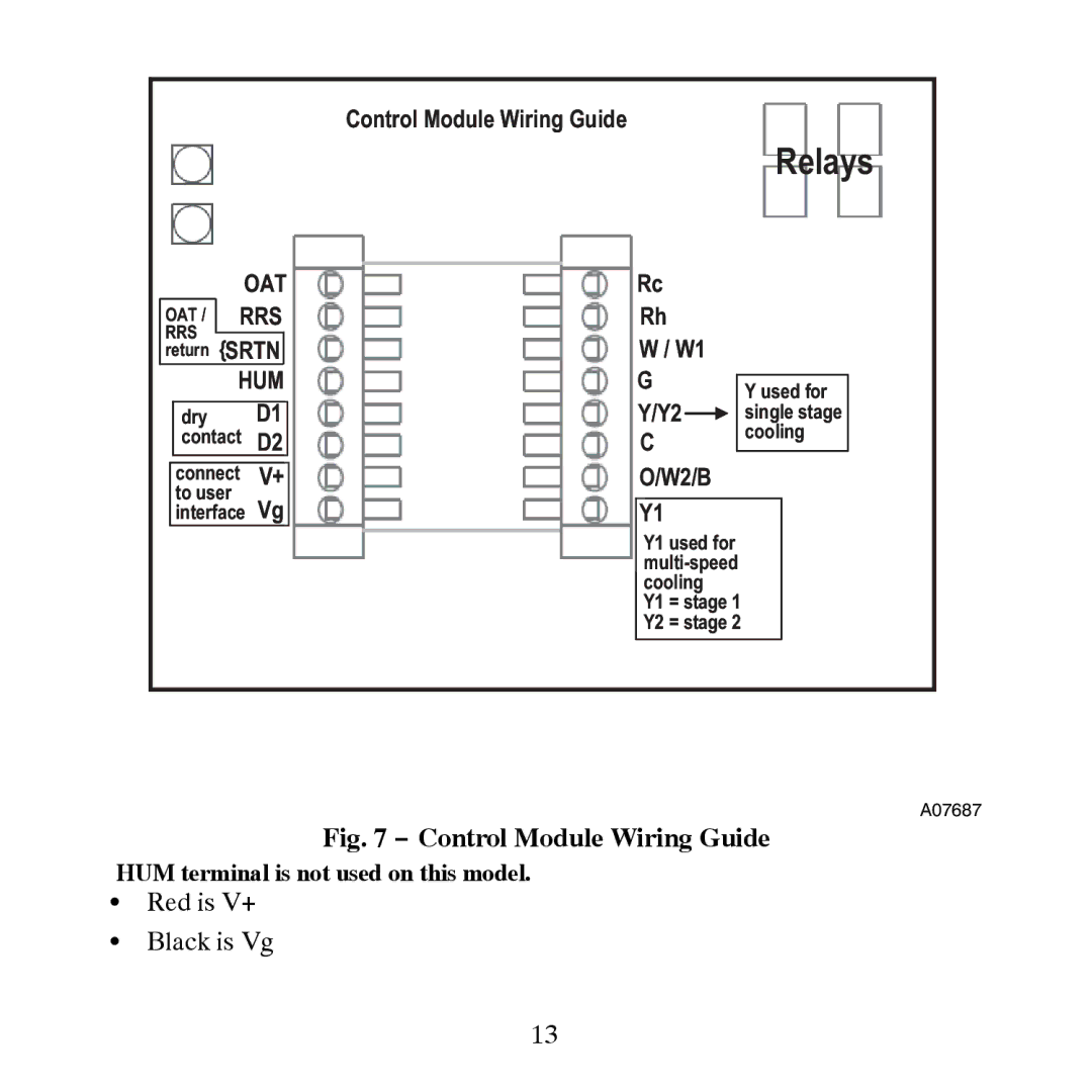 Bryant T6-PHP, T6-PAC, T6-NAC, T6-NHP installation instructions Relays 