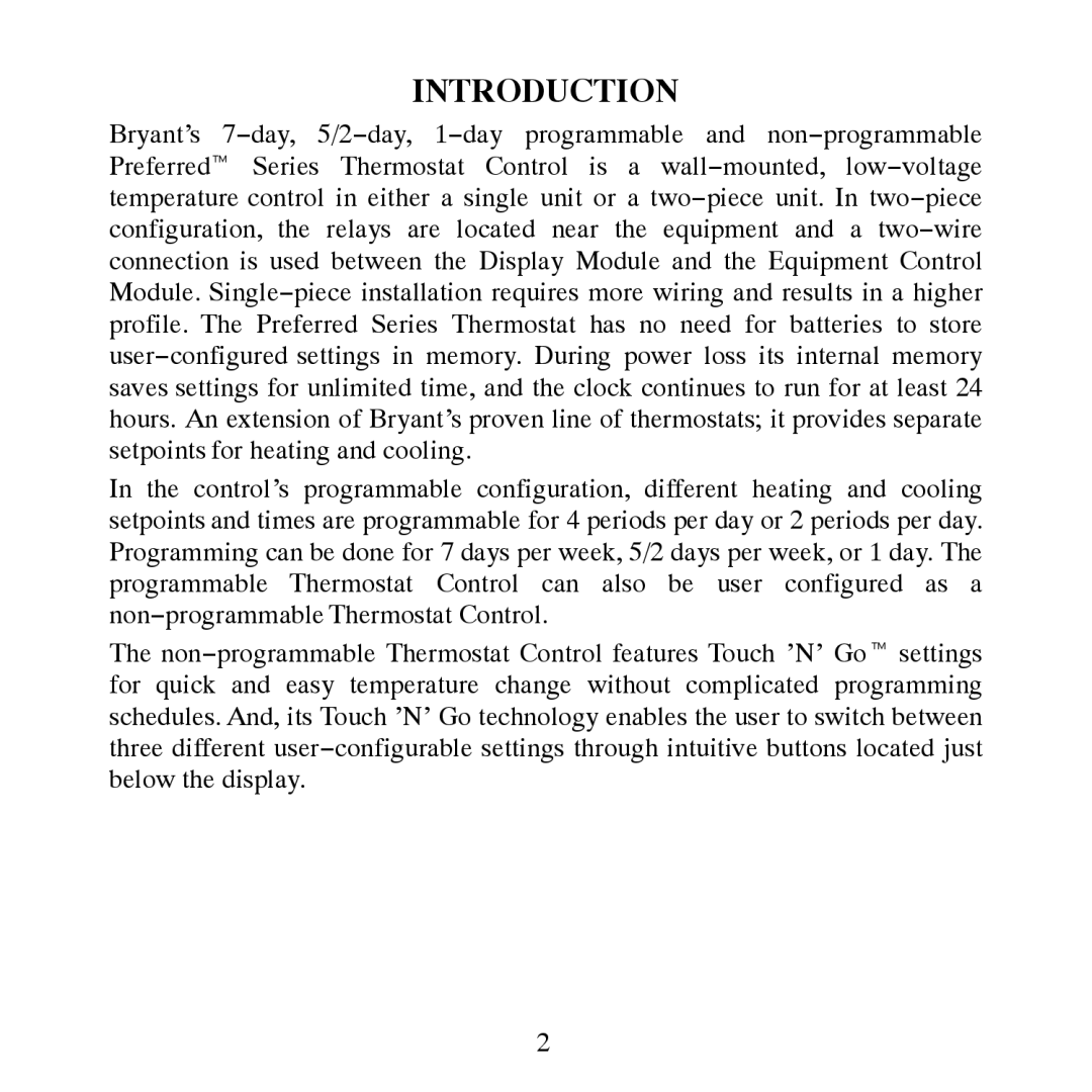 Bryant T6-PAC, T6-NAC, T6-NHP, T6-PHP installation instructions Introduction 