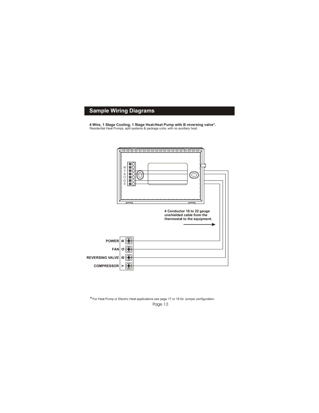 Bryant TSTATBBNQ001 manual Sample Wiring Diagrams 