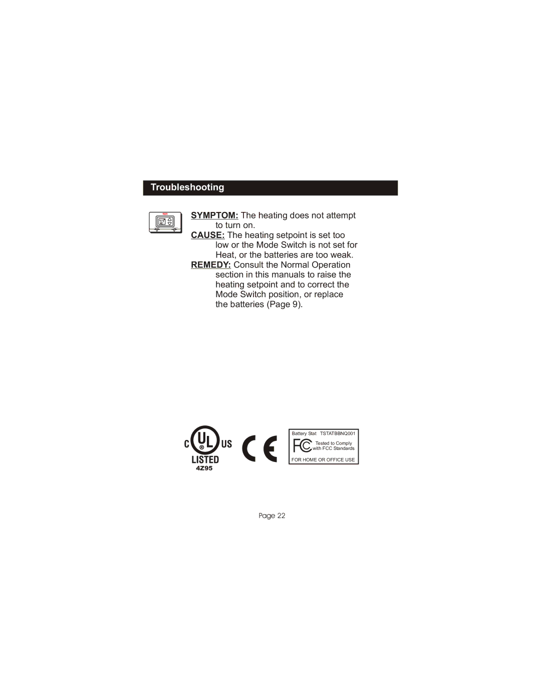 Bryant TSTATBBNQ001 manual 4Z95 