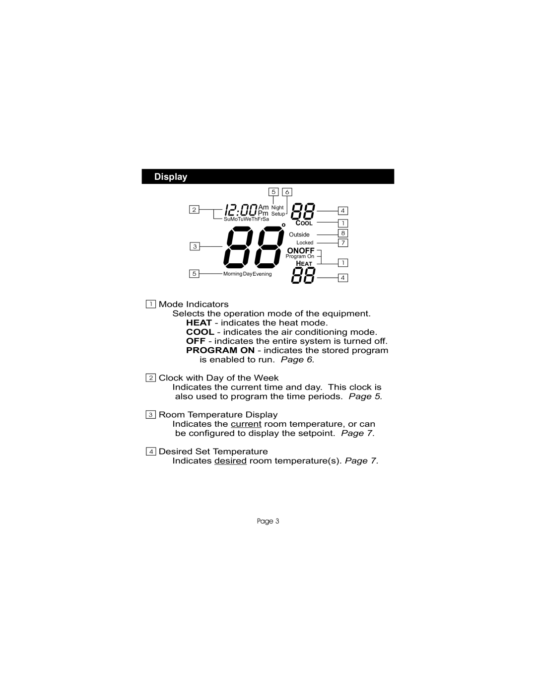 Bryant TSTATBBP2W01, P474-0401RF manual I200 Pm, Display 