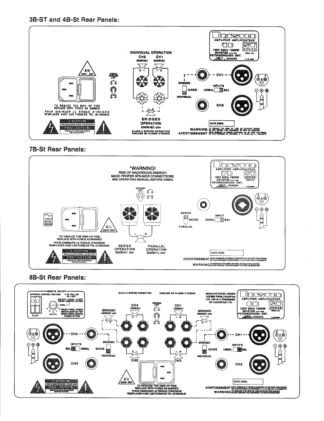 Bryston 8B manual 