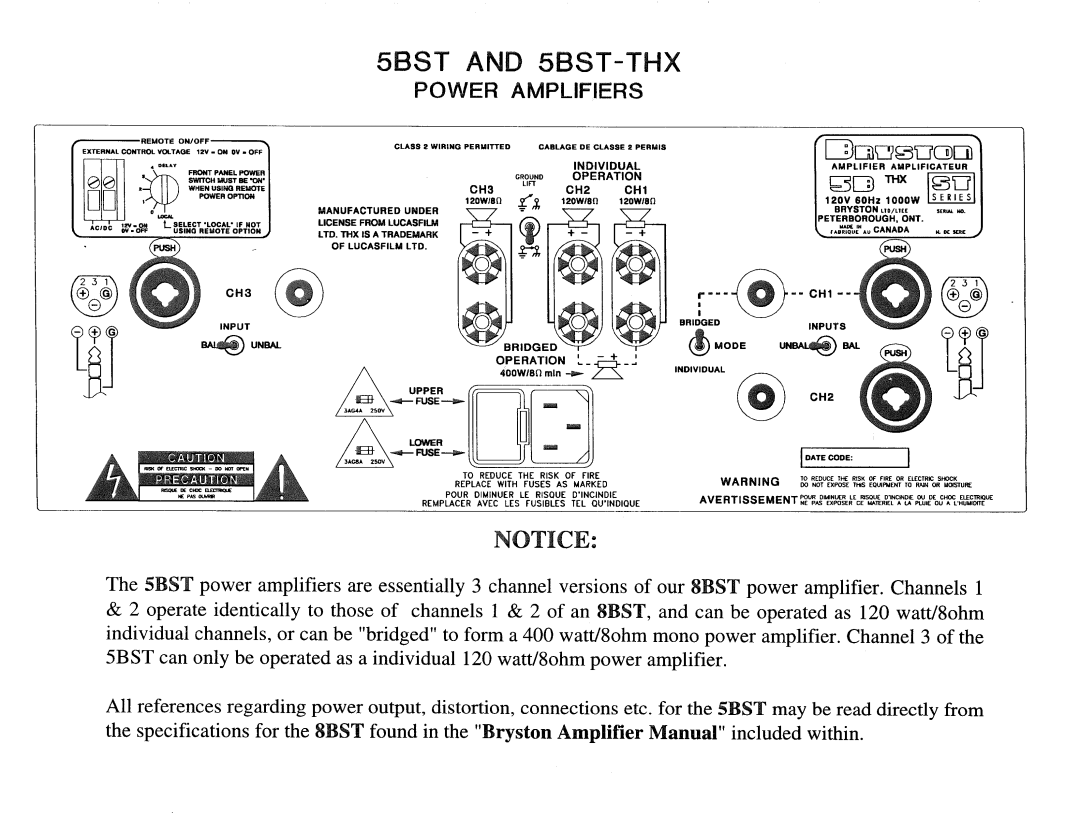 Bryston 8B manual 