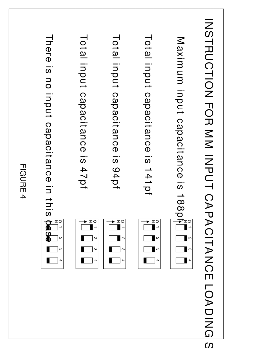 Bryston BP 1.5 owner manual Instruction for MM Input Capacitance Loading Switch 