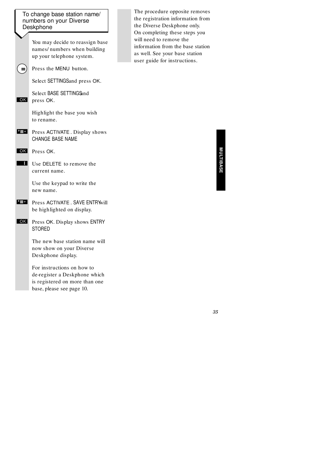 BT 2010, 1010, ISDN, 2015, 1015, 2-Line manual Change Base Name 