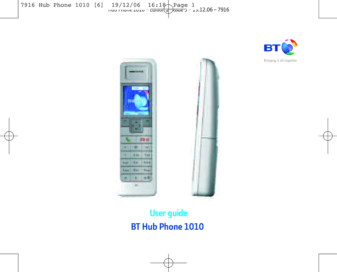 BT 1010 manual User guide 