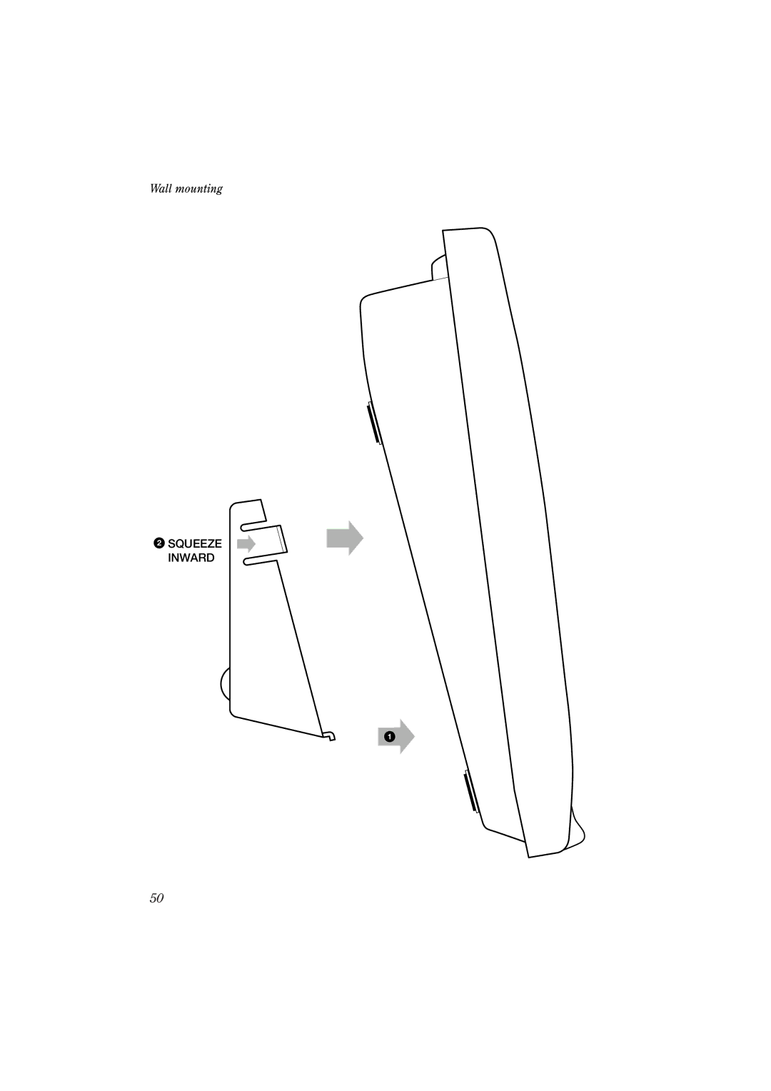 BT 1200 manual Squeeze Inward 