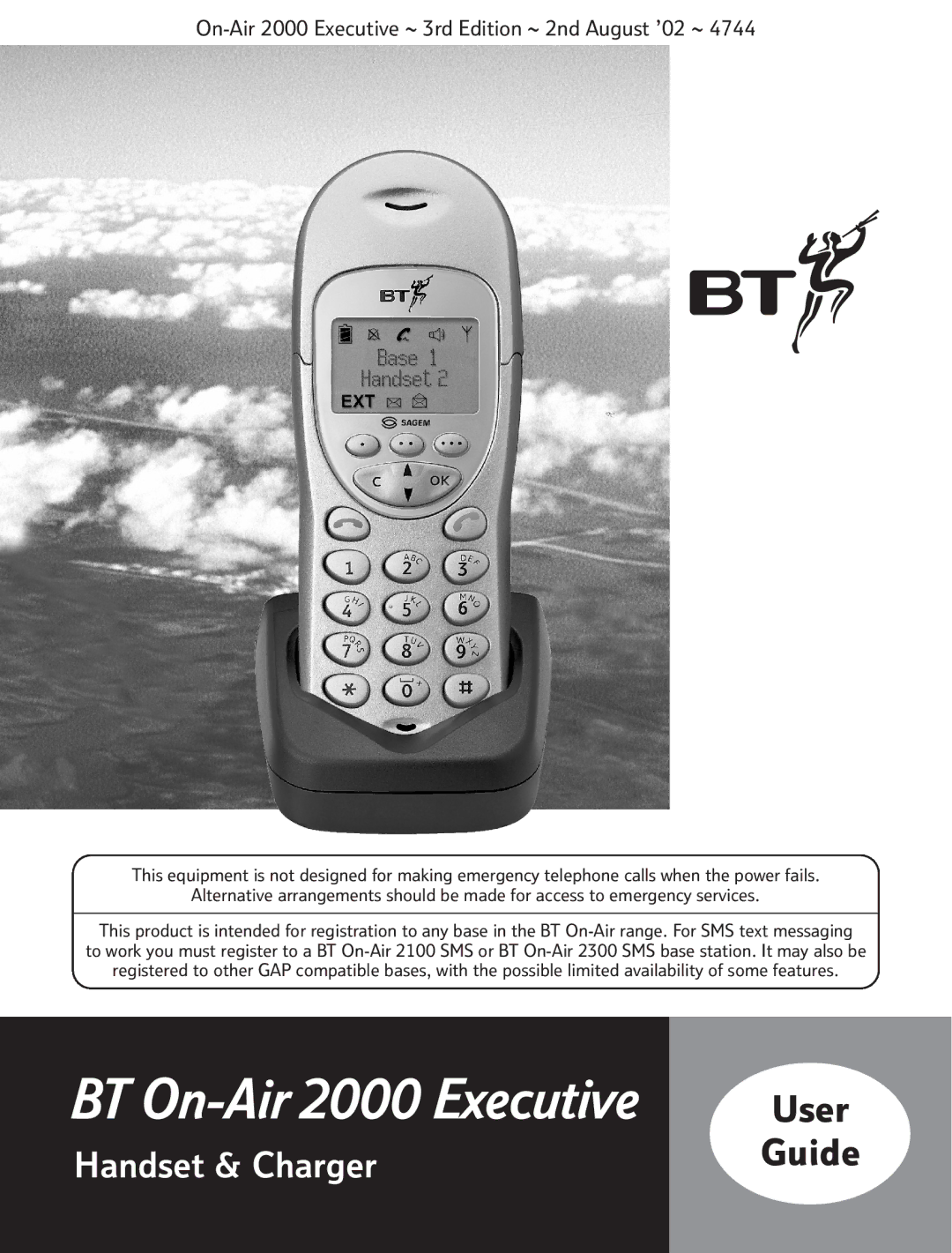 BT manual On-Air 2000 Executive ~ 3rd Edition ~ 2nd August ’02 ~ 