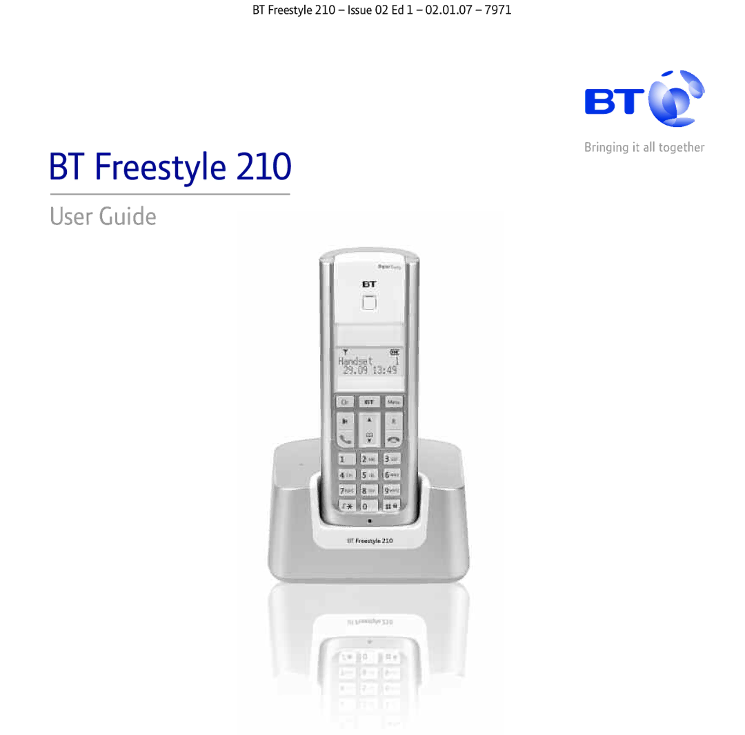 BT 210 manual BT Freestyle 