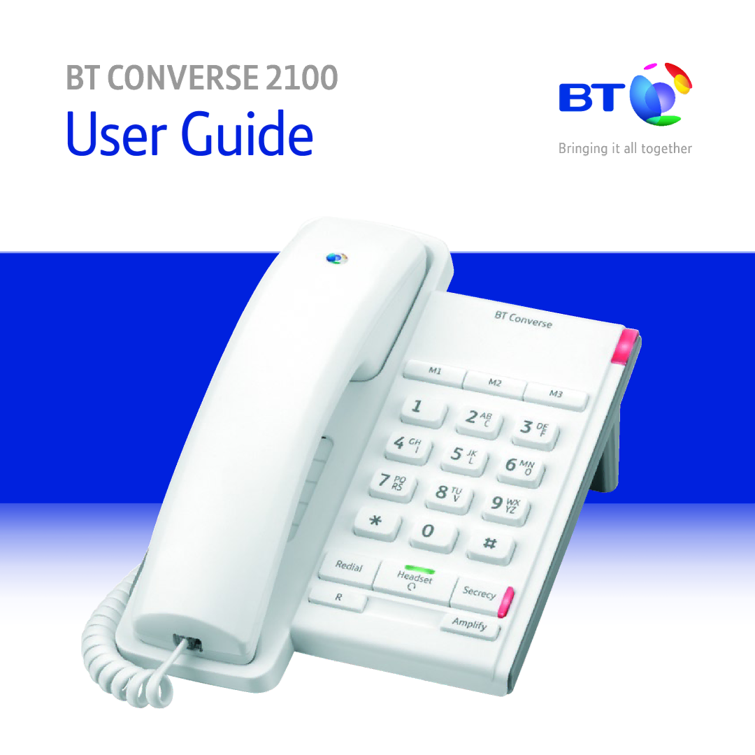 BT 2100 manual User Guide 