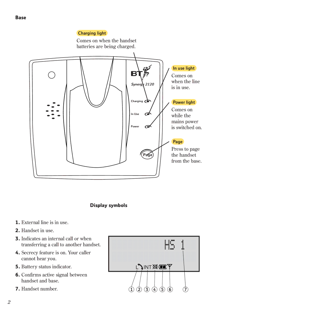 BT 2120 manual Int 