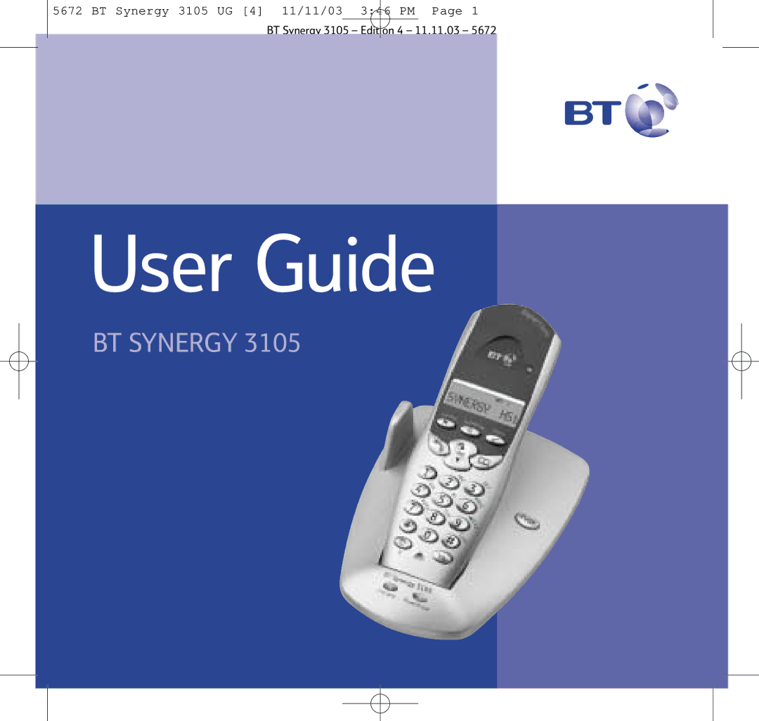 BT 3105 manual User Guide 