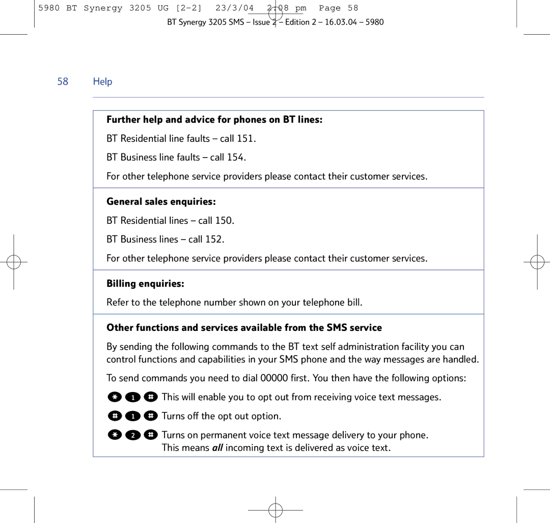 BT 3205 manual Help 